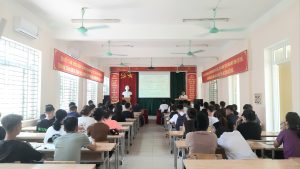 Học viên tham dự lễ khai giảng khóa học 2023 - 2025